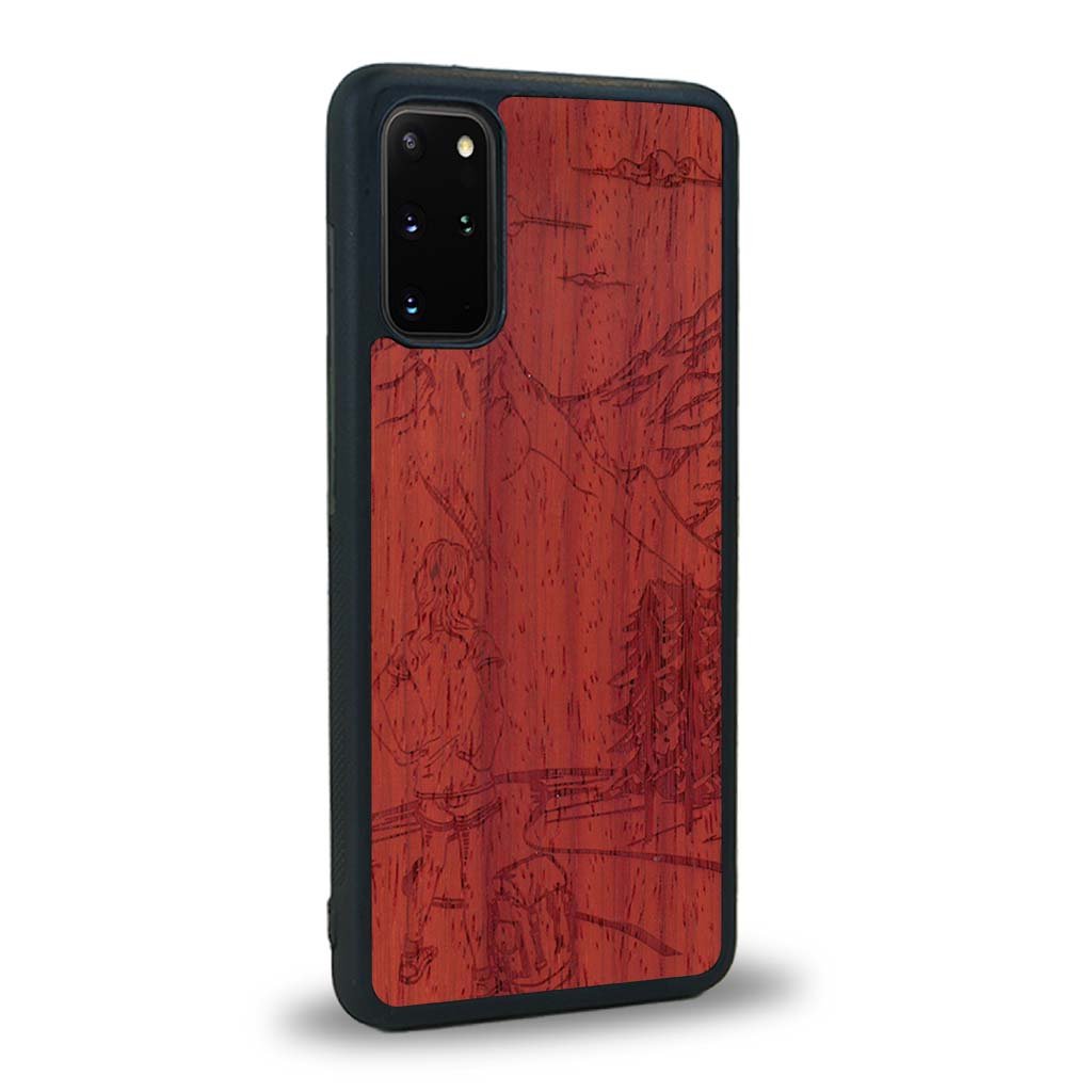 Coque Samsung S20 - L'Exploratrice - Coque en bois
