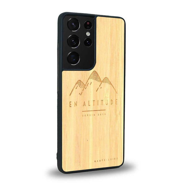 Coque Samsung S20 Ultra - En Altitude - Coque en bois