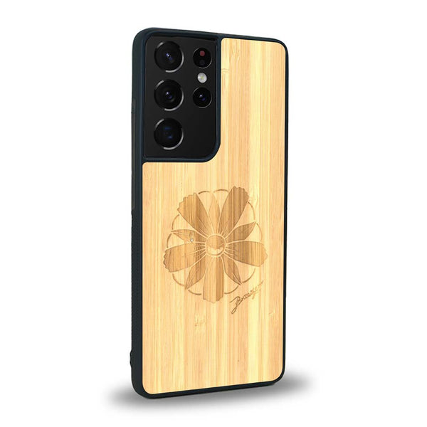 Coque Samsung S20 Ultra - La Fleur des Montagnes - Coque en bois