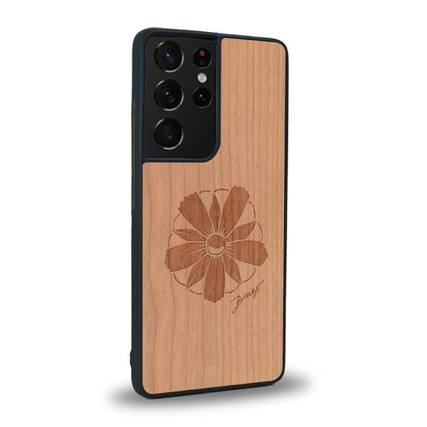 Coque Samsung S20 Ultra - La Fleur des Montagnes - Coque en bois