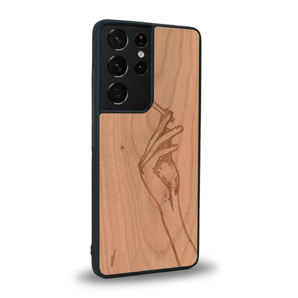 Coque Samsung S20 Ultra - La Garçonne - Coque en bois