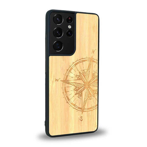 Coque Samsung S20 Ultra - La Rose des Vents - Coque en bois