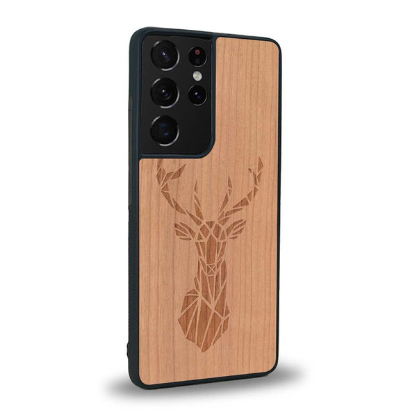 Coque Samsung S20 Ultra - Le Cerf - Coque en bois