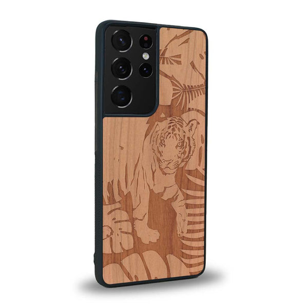 Coque Samsung S20 Ultra - Le Tigre - Coque en bois