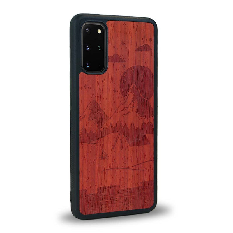 Coque Samsung S20FE - Le Campsite - Coque en bois