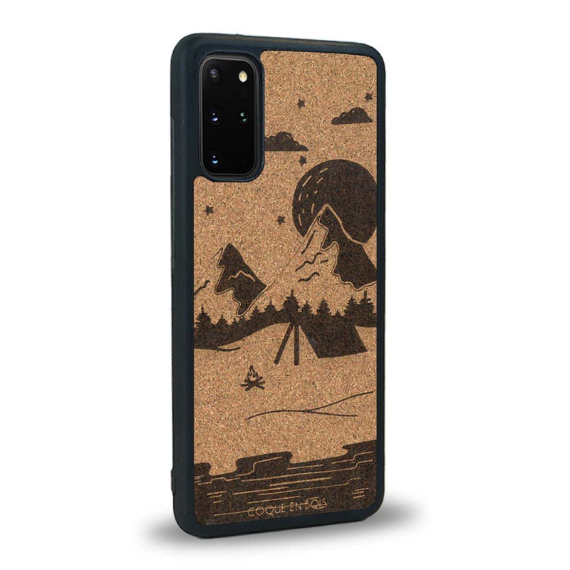 Coque Samsung S20FE - Le Campsite - Coque en bois