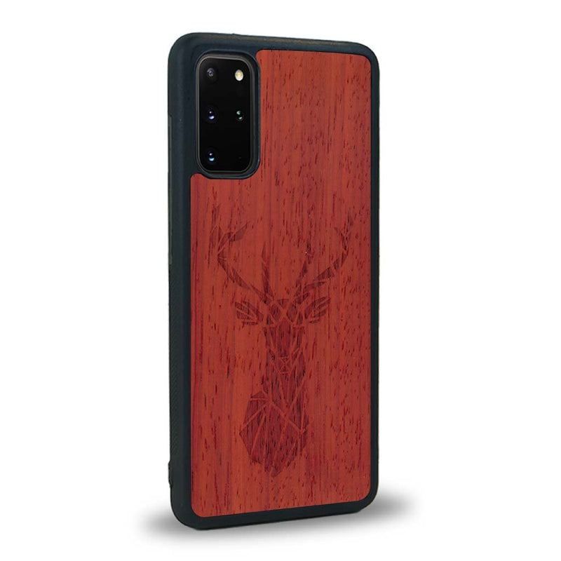 Coque Samsung S20FE - Le Cerf - Coque en bois