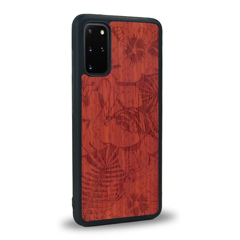 Coque Samsung S20FE - Le Flamant Rose - Coque en bois