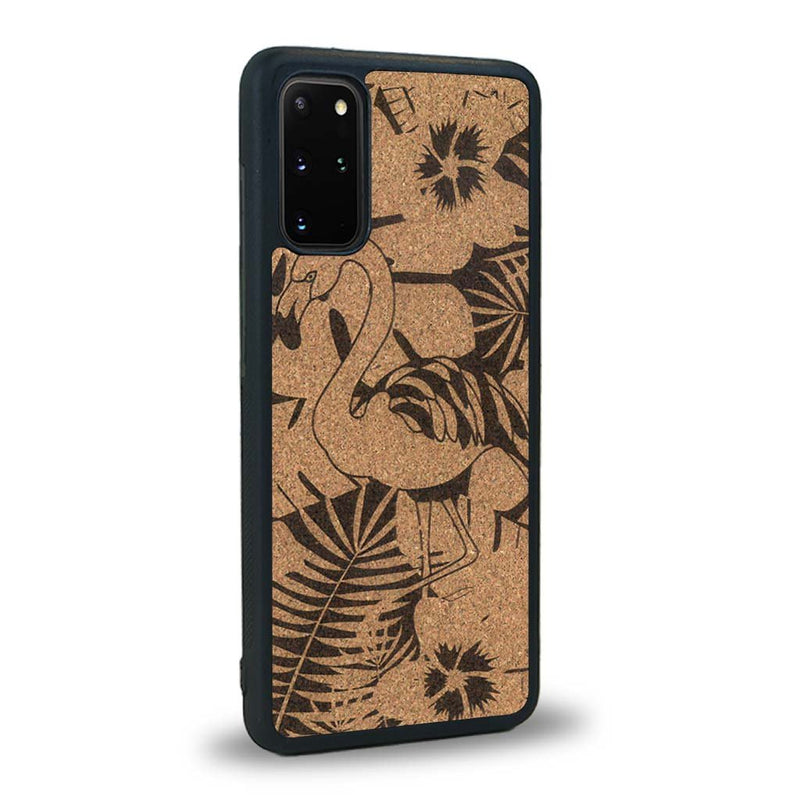 Coque Samsung S20FE - Le Flamant Rose - Coque en bois