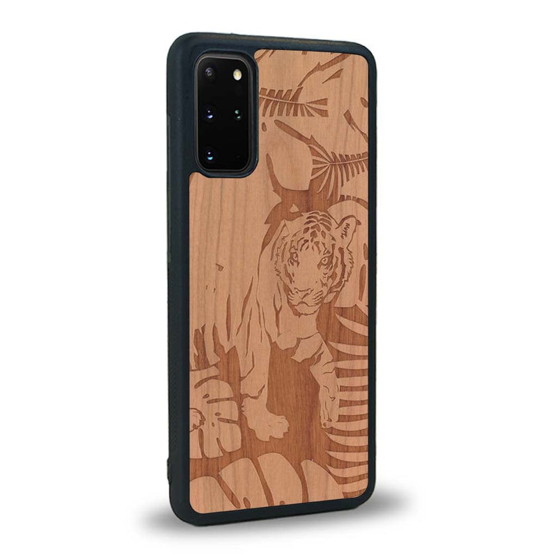 Coque Samsung S20FE - Le Tigre - Coque en bois