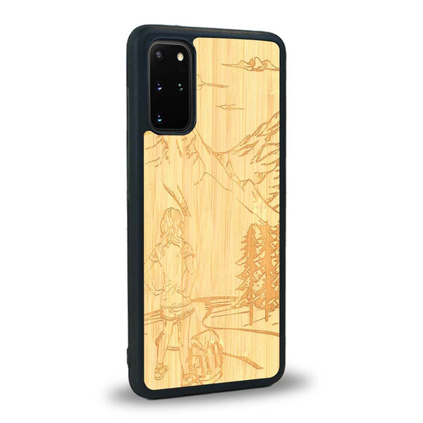 Coque Samsung S20FE - L'Exploratrice - Coque en bois