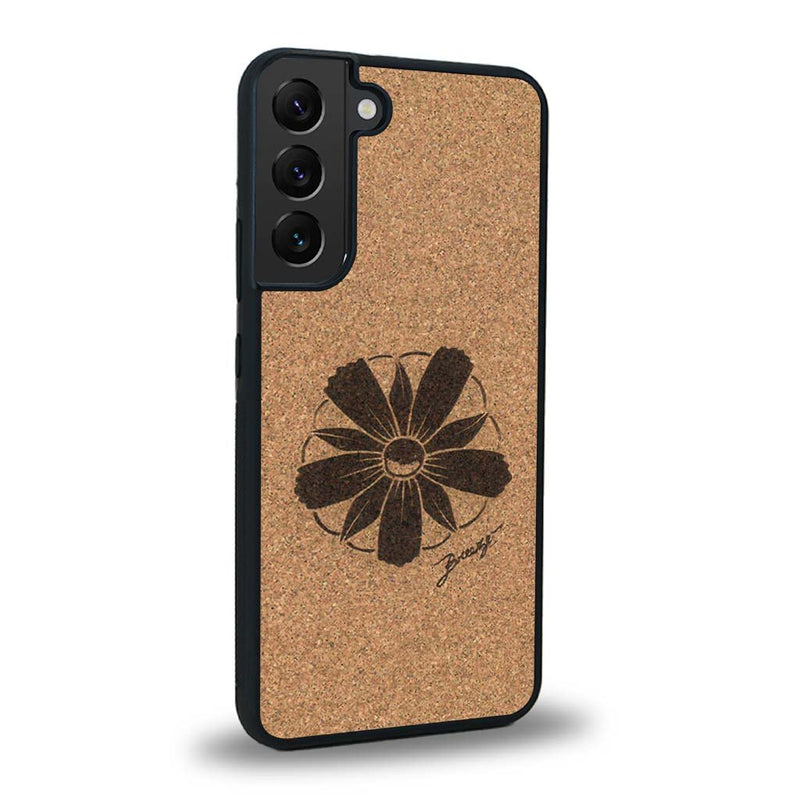 Coque Samsung S21+ - La Fleur des Montagnes - Coque en bois