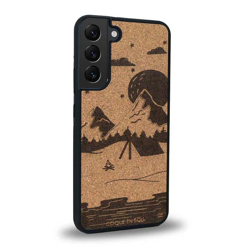 Coque Samsung S21+ - Le Campsite - Coque en bois