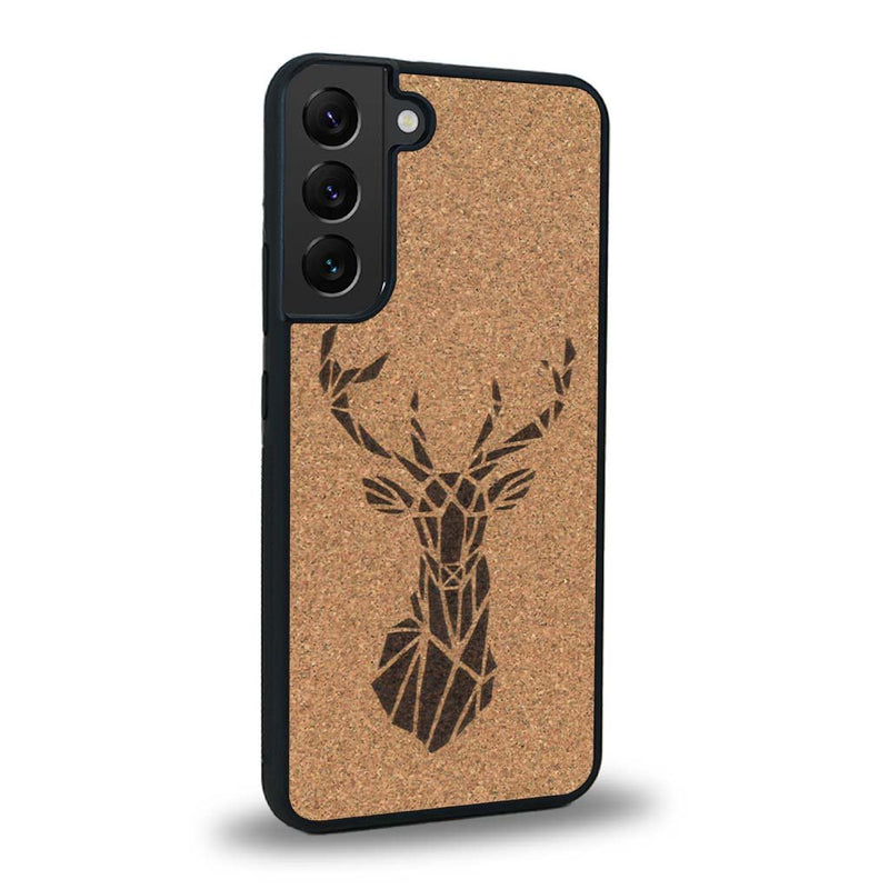 Coque Samsung S21+ - Le Cerf - Coque en bois