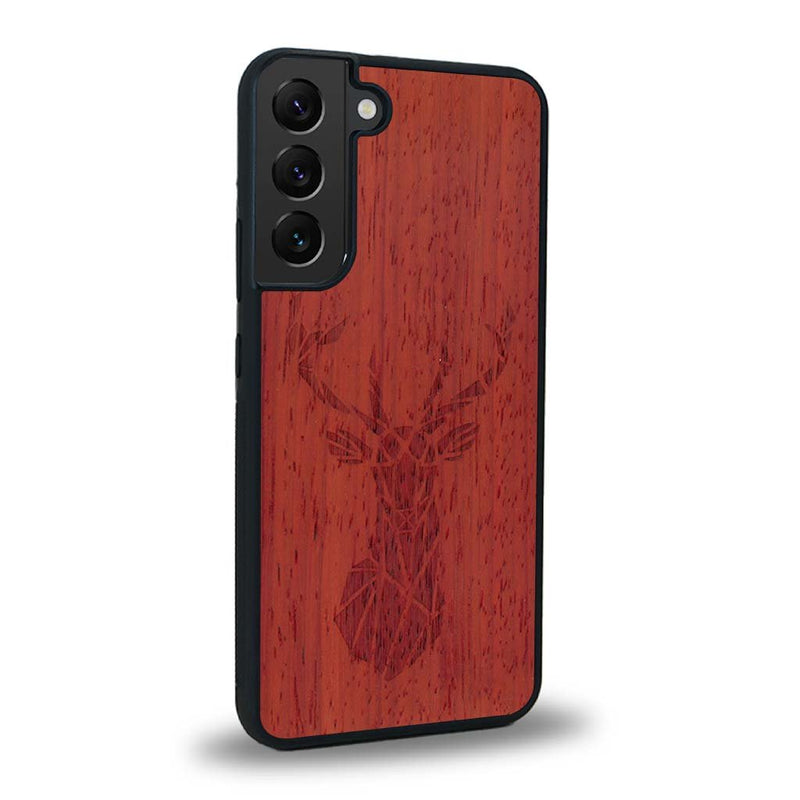 Coque Samsung S21+ - Le Cerf - Coque en bois