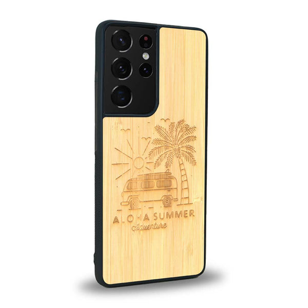 Coque Samsung S21 Ultra - Aloha Summer - Coque en bois