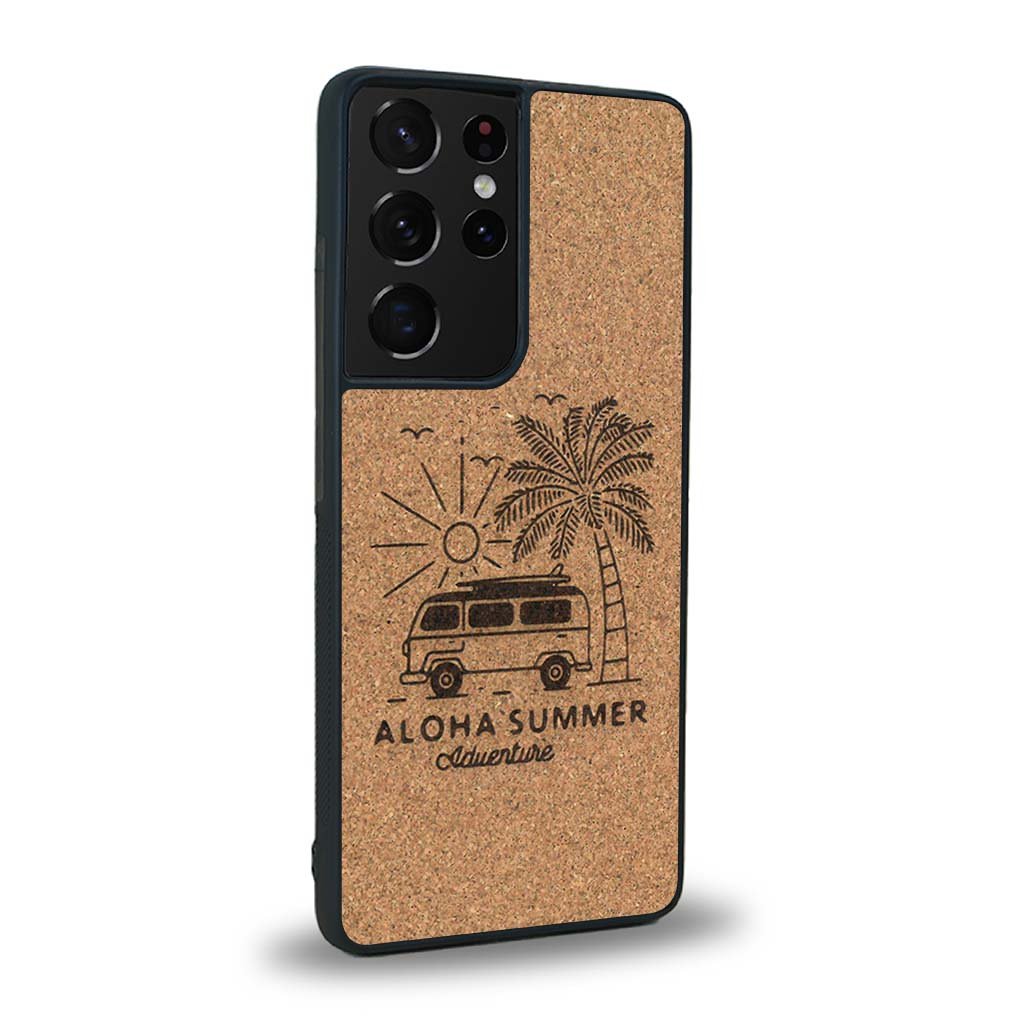 Coque Samsung S21 Ultra - Aloha Summer - Coque en bois