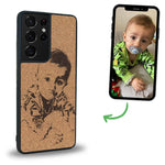 Coque Samsung S21 Ultra - La Personnalisable - Coque en bois
