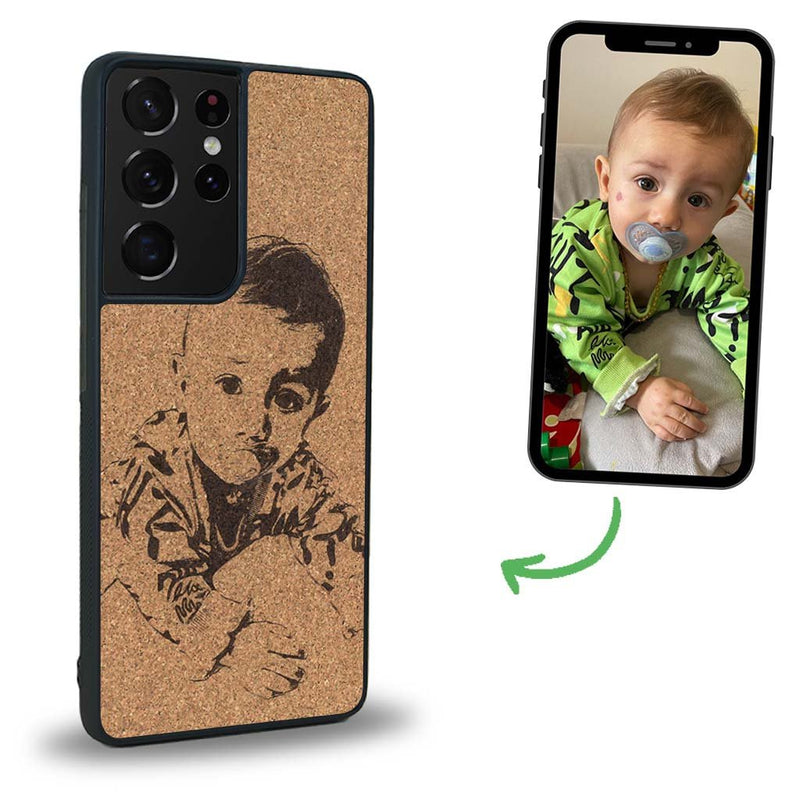 Coque Samsung S21 Ultra - La Personnalisable - Coque en bois