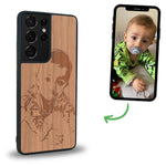 Coque Samsung S21 Ultra - La Personnalisable - Coque en bois