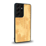 Coque Samsung S21 Ultra - La Pomme de Pin - Coque en bois