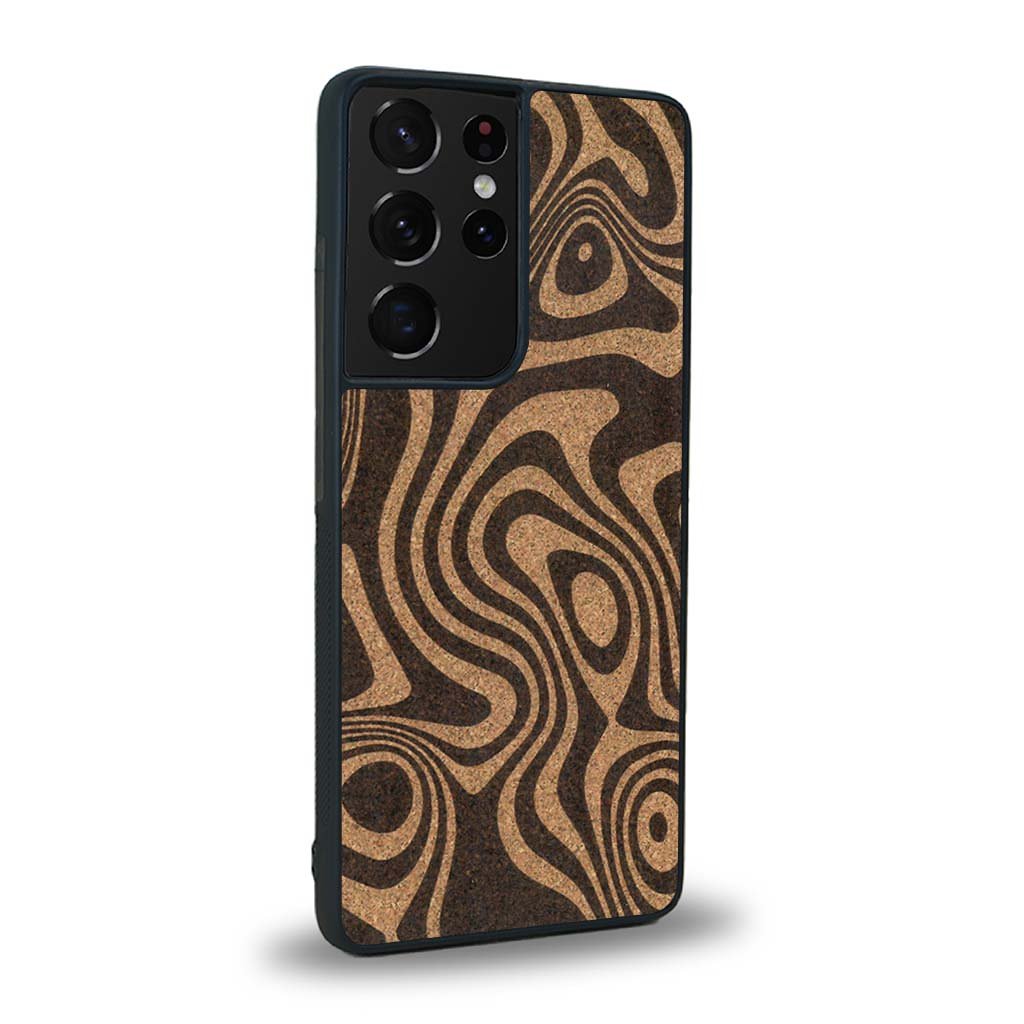 Coque Samsung S21 Ultra - L'Abstract - Coque en bois