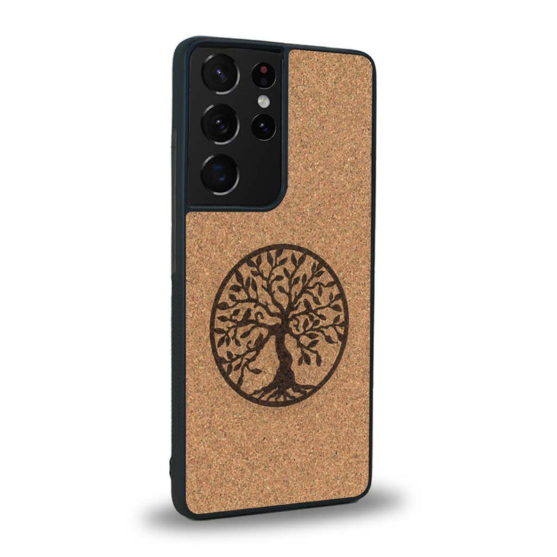 Coque Samsung S21 Ultra - L'Arbre de Vie - Coque en bois