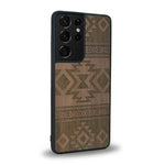 Coque Samsung S21 Ultra - L'Aztec - Coque en bois