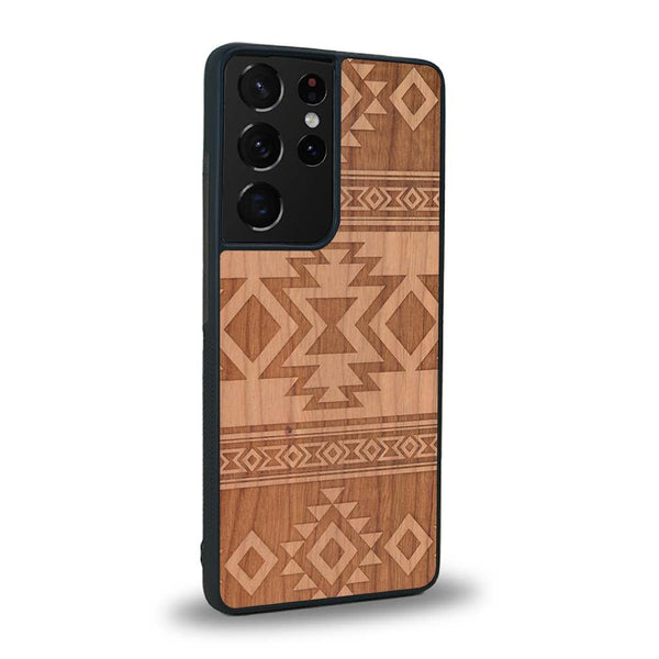 Coque Samsung S21 Ultra - L'Aztec - Coque en bois