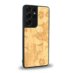 Coque Samsung S21 Ultra - Le Flamant Rose - Coque en bois