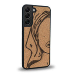 Coque Samsung S22+ - Au féminin - Coque en bois