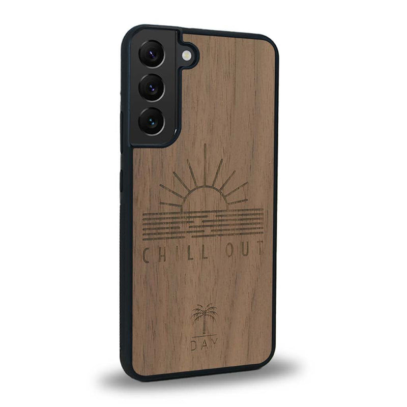 Coque Samsung S22+ - La Chill Out - Coque en bois