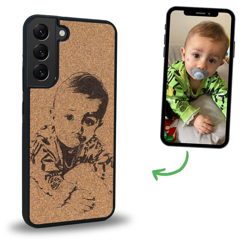 Coque Samsung S22+ - La Personnalisable - Coque en bois