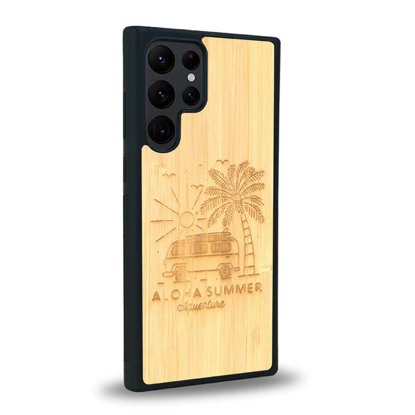 Coque Samsung S22 Ultra - Aloha Summer - Coque en bois