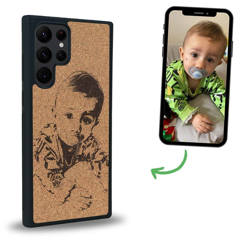 Coque Samsung S22 Ultra - La Personnalisable - Coque en bois