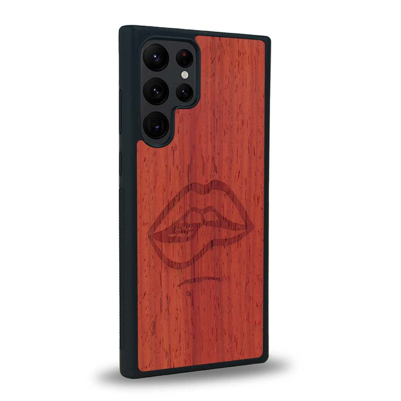 Coque Samsung S22 Ultra - The Kiss - Coque en bois