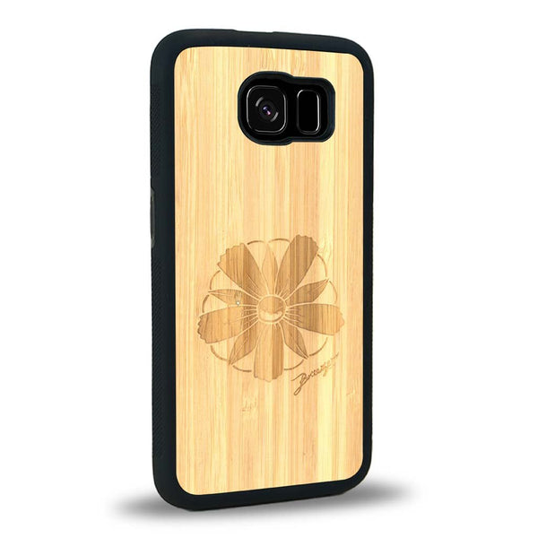 Coque Samsung S6 - La Fleur des Montagnes - Coque en bois