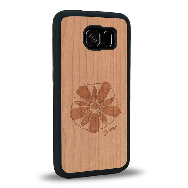 Coque Samsung S6 - La Fleur des Montagnes - Coque en bois