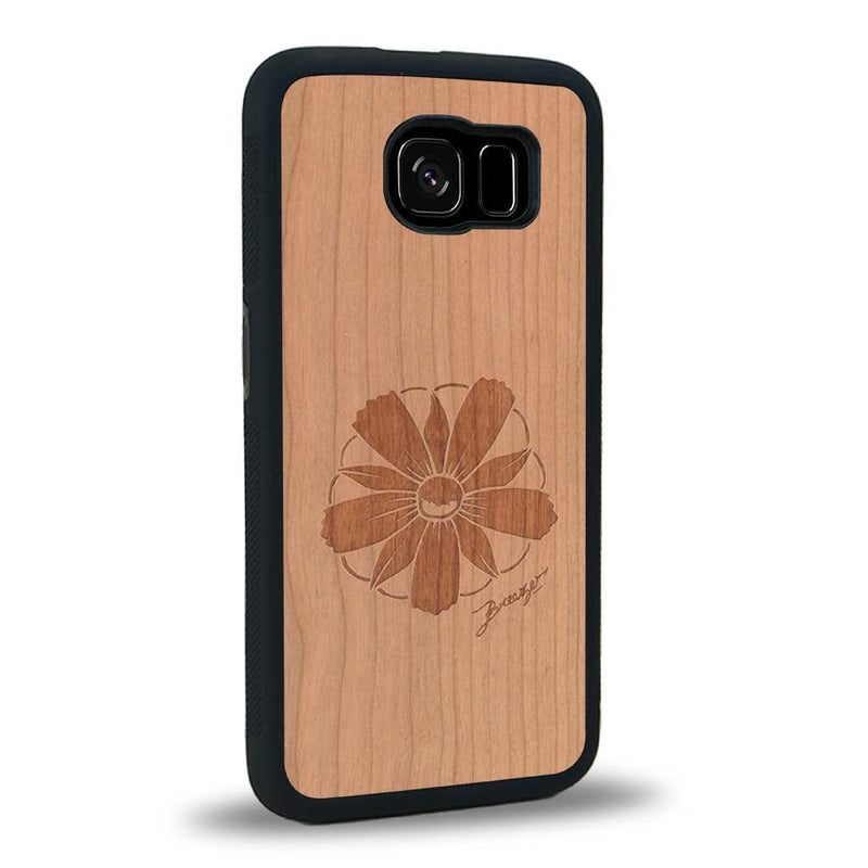 Coque Samsung S6 - La Fleur des Montagnes - Coque en bois