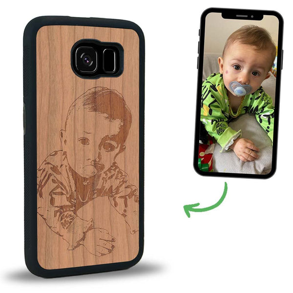 Coque Samsung S6 - La Personnalisable - Coque en bois