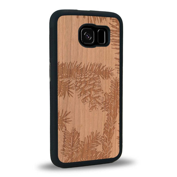 Coque Samsung S6 - La Pomme de Pin - Coque en bois