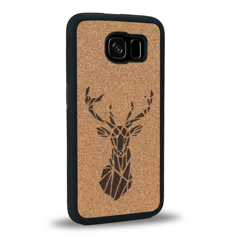 Coque Samsung S6 - Le Cerf - Coque en bois