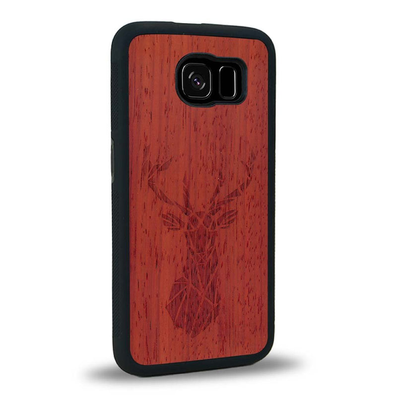 Coque Samsung S6 - Le Cerf - Coque en bois