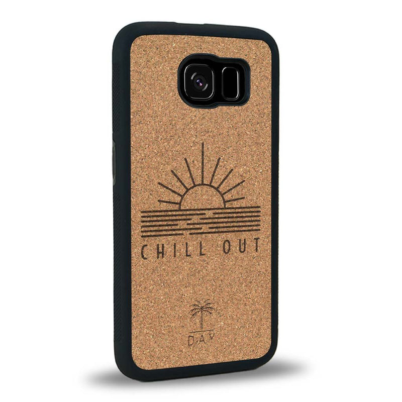 Coque Samsung S6E - La Chill Out - Coque en bois