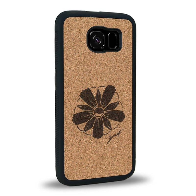 Coque Samsung S6E - La Fleur des Montagnes - Coque en bois