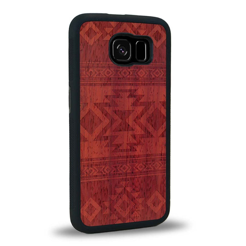 Coque Samsung S6E - L'Aztec - Coque en bois