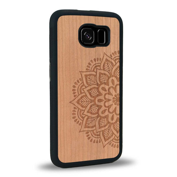 Coque Samsung S6E - Le Mandala Sanskrit - Coque en bois