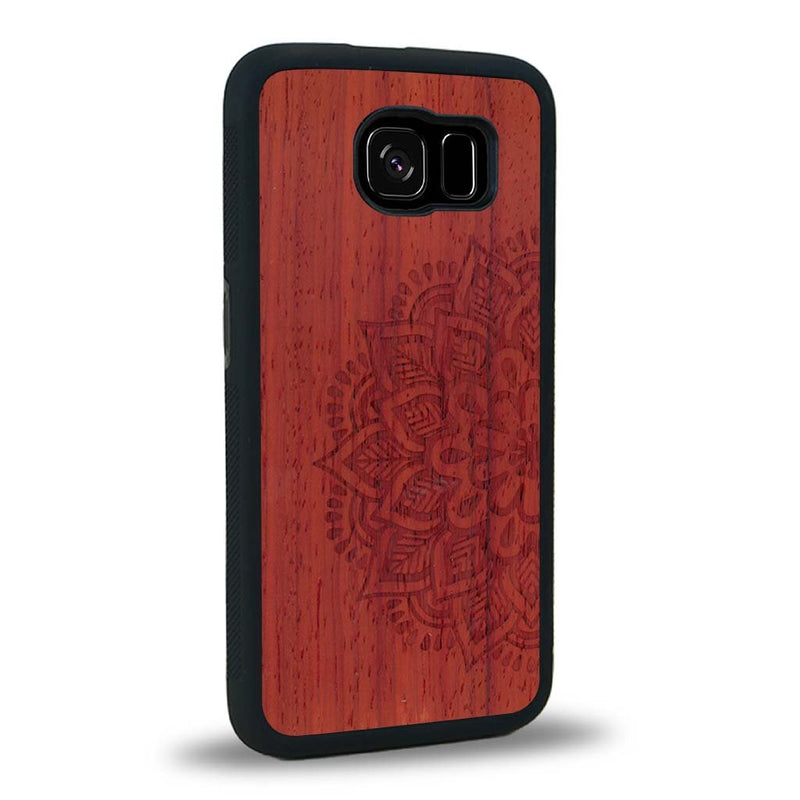 Coque Samsung S6E - Le Mandala Sanskrit - Coque en bois