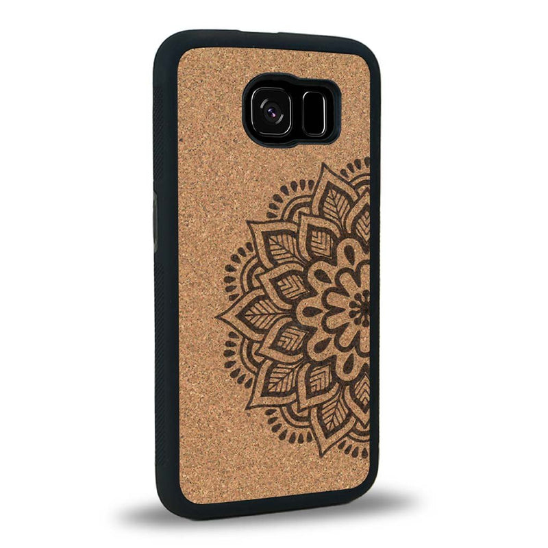 Coque Samsung S6E - Le Mandala Sanskrit - Coque en bois