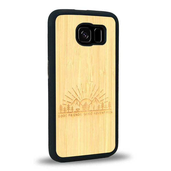 Coque Samsung S6E - Sunset Lovers - Coque en bois